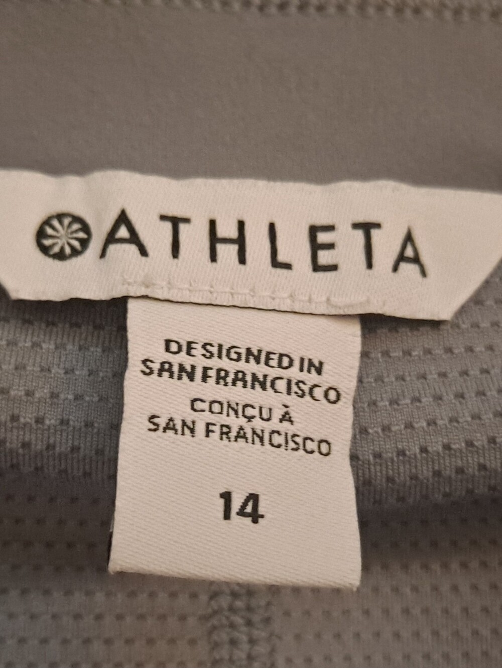 Athleta Casual Drawstring Mini Skirt in Slate Blue Size 14 - Picture 5 of 8